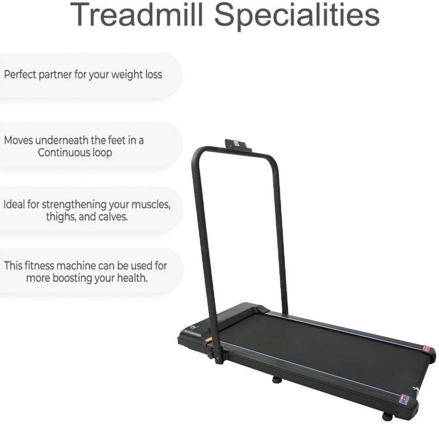 Under Desk Walking Pad Treadmill – 2.0 HP