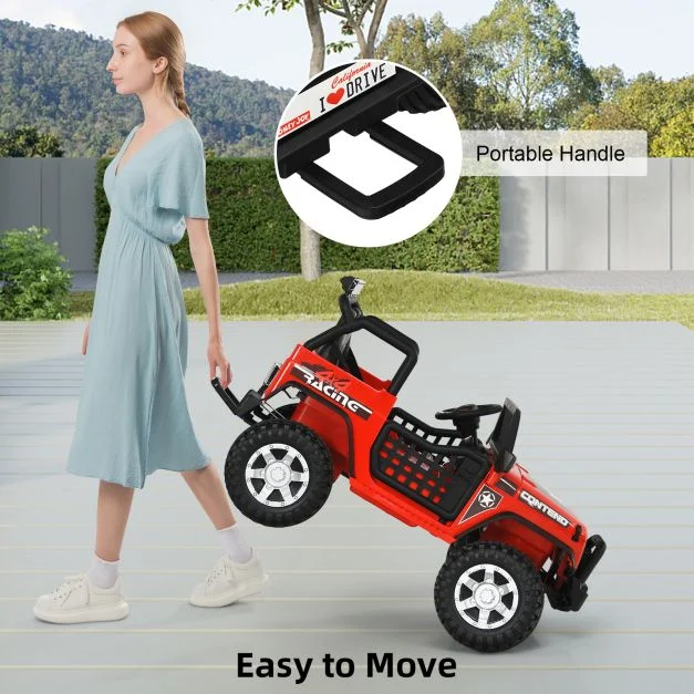 2-Seat Kids Ride-On Truck with Adult Remote Control