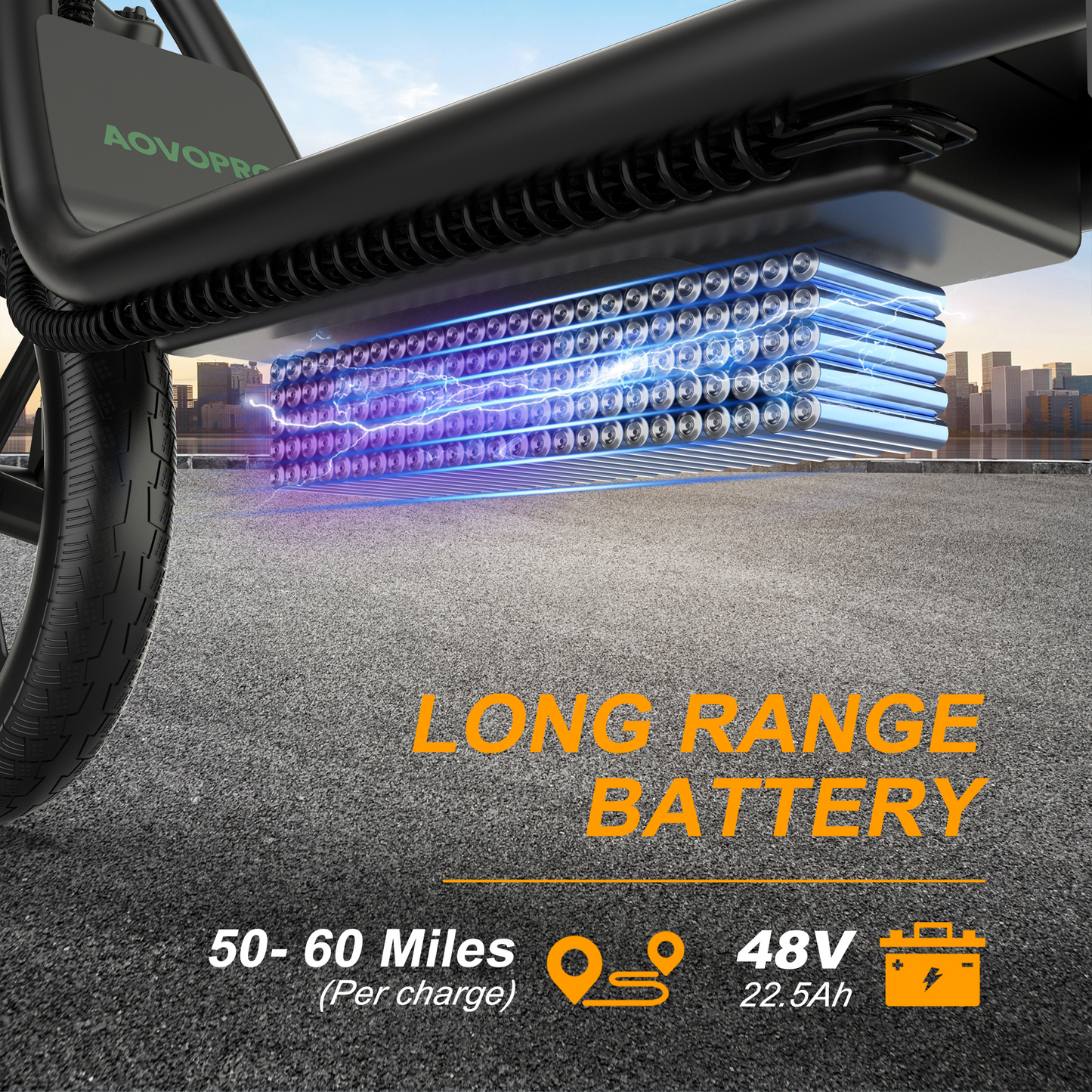 Electric Commuter Scooter with Seat and Basket