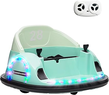 360° Rotating 12V Kids Bumper Car with Remote Control