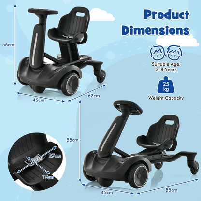 Kids Electric Drift Car with 360° Rotation