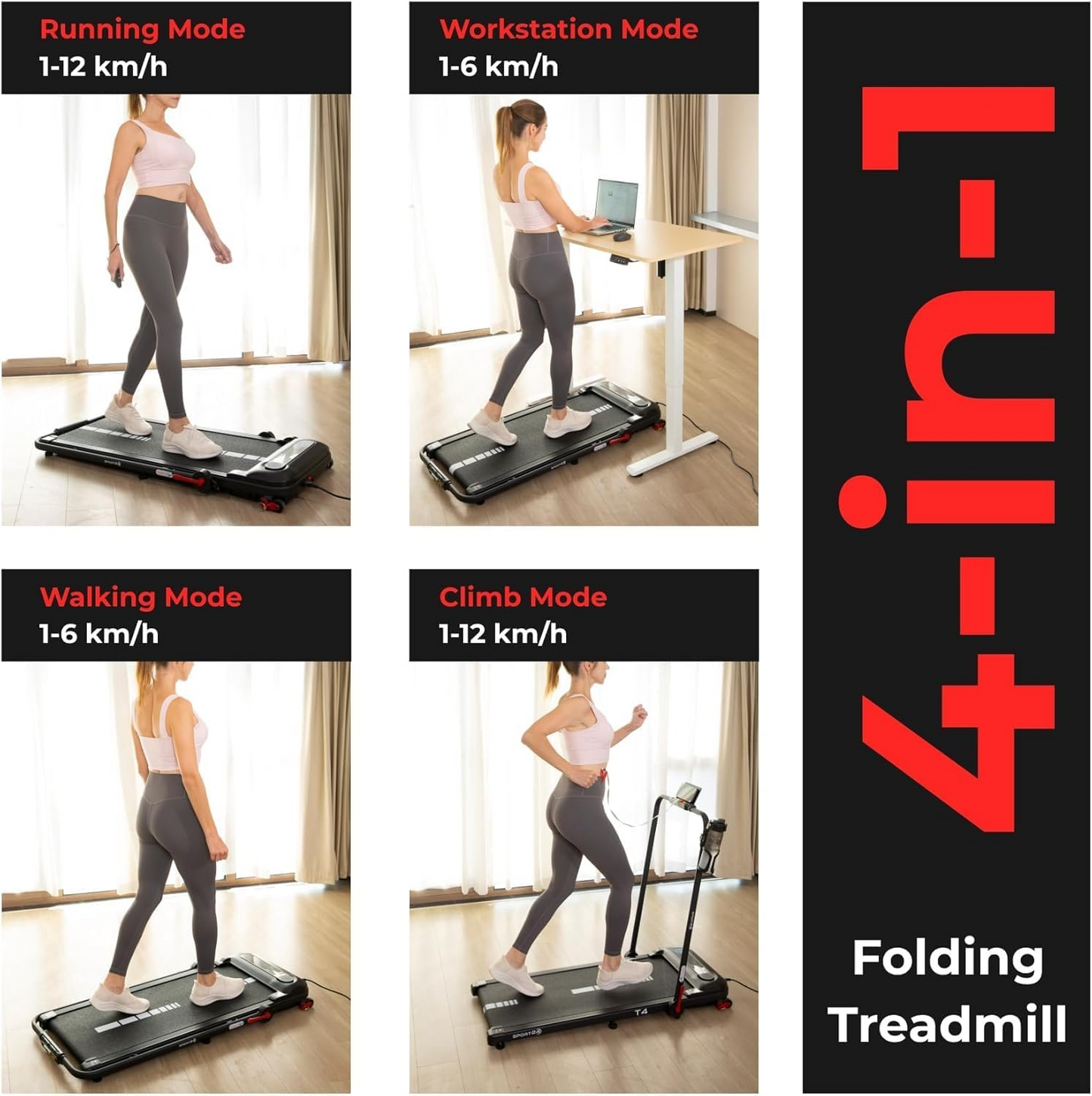 Foldable Home Use Walking Pad Treadmill