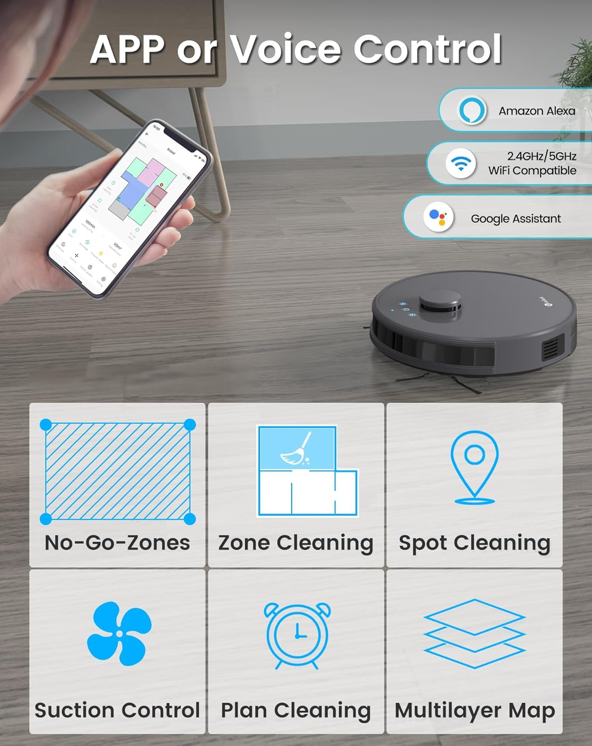 Robot Vacuum Cleaner And Mop