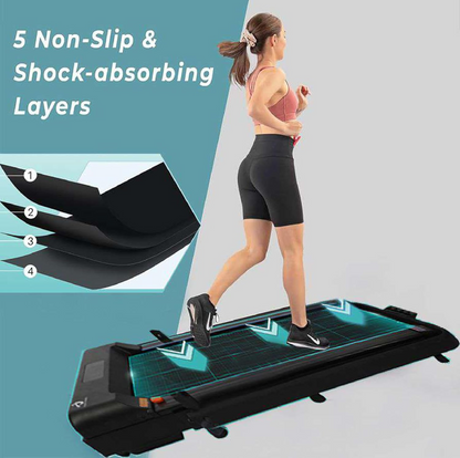 Under Desk Walking Pad Treadmill – 2.0 HP