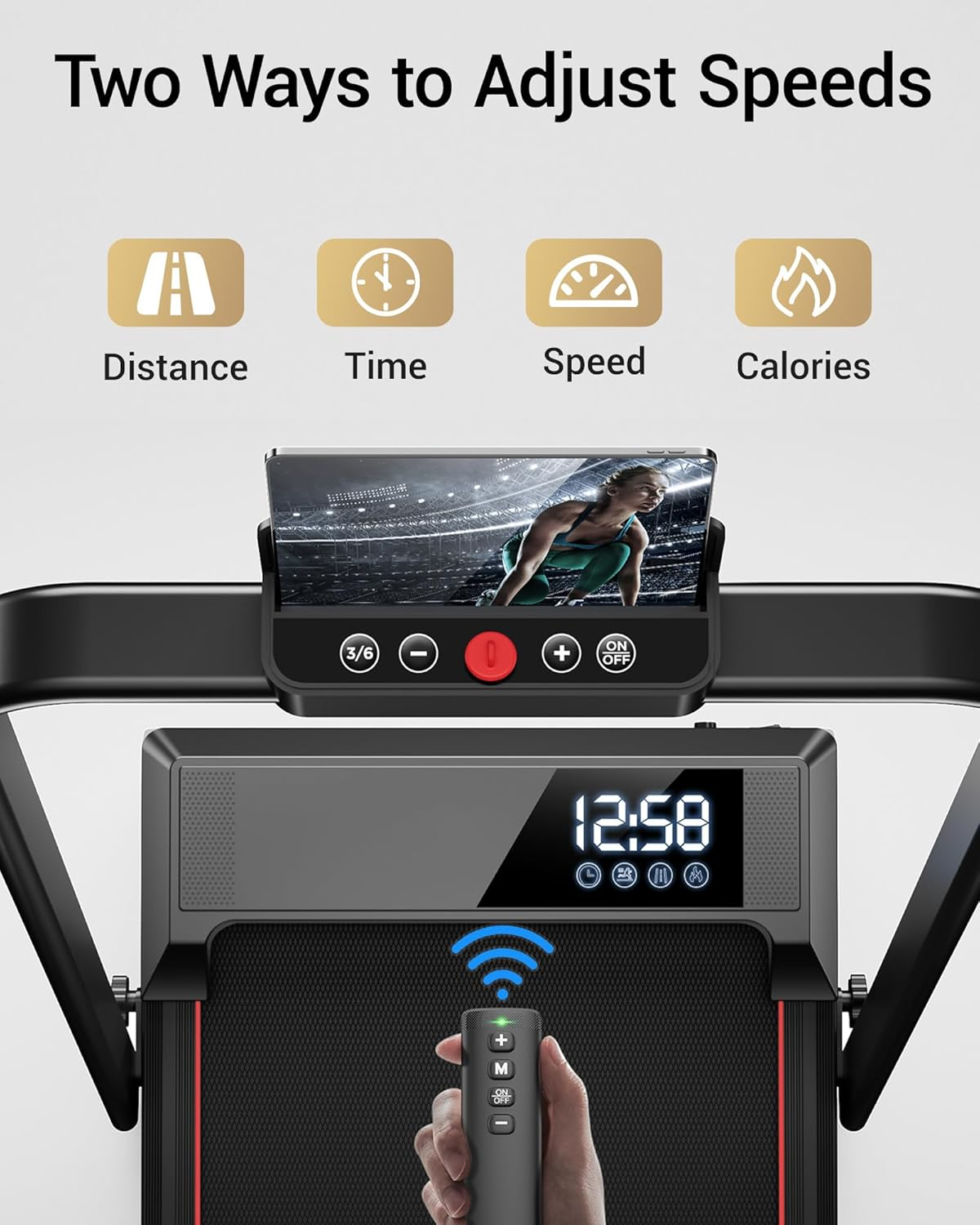 Walking Pad Treadmill with Incline – For Home & Office