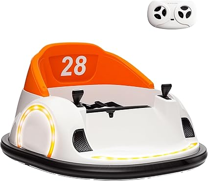 360° Rotating 12V Kids Bumper Car with Remote Control
