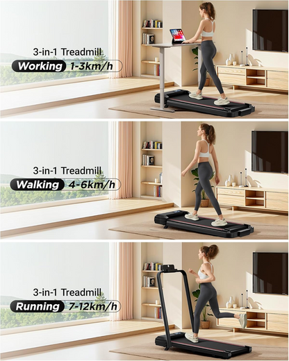 Walking Pad Treadmill with Incline – For Home & Office