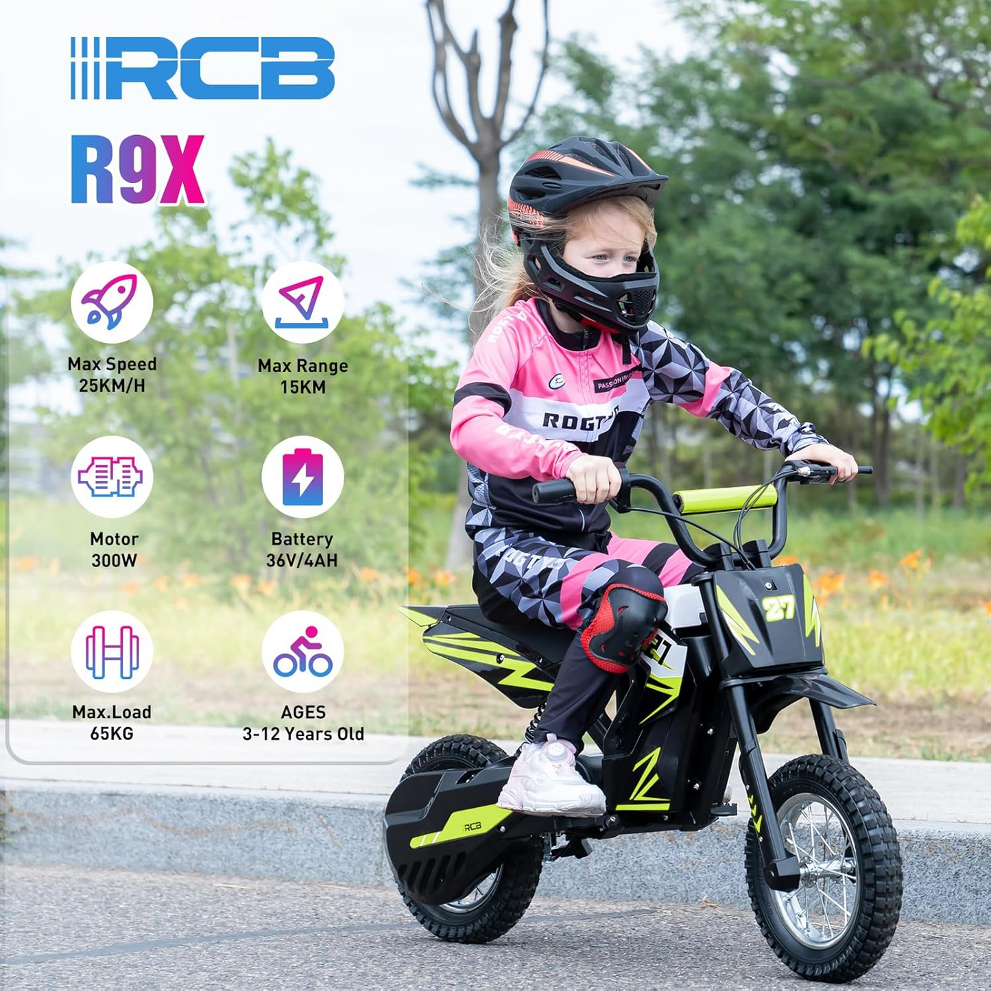 Kids Electric Motorcycle R9X Model