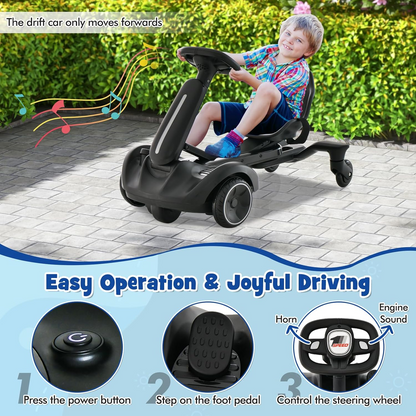 Kids Electric Drift Car with 360° Rotation