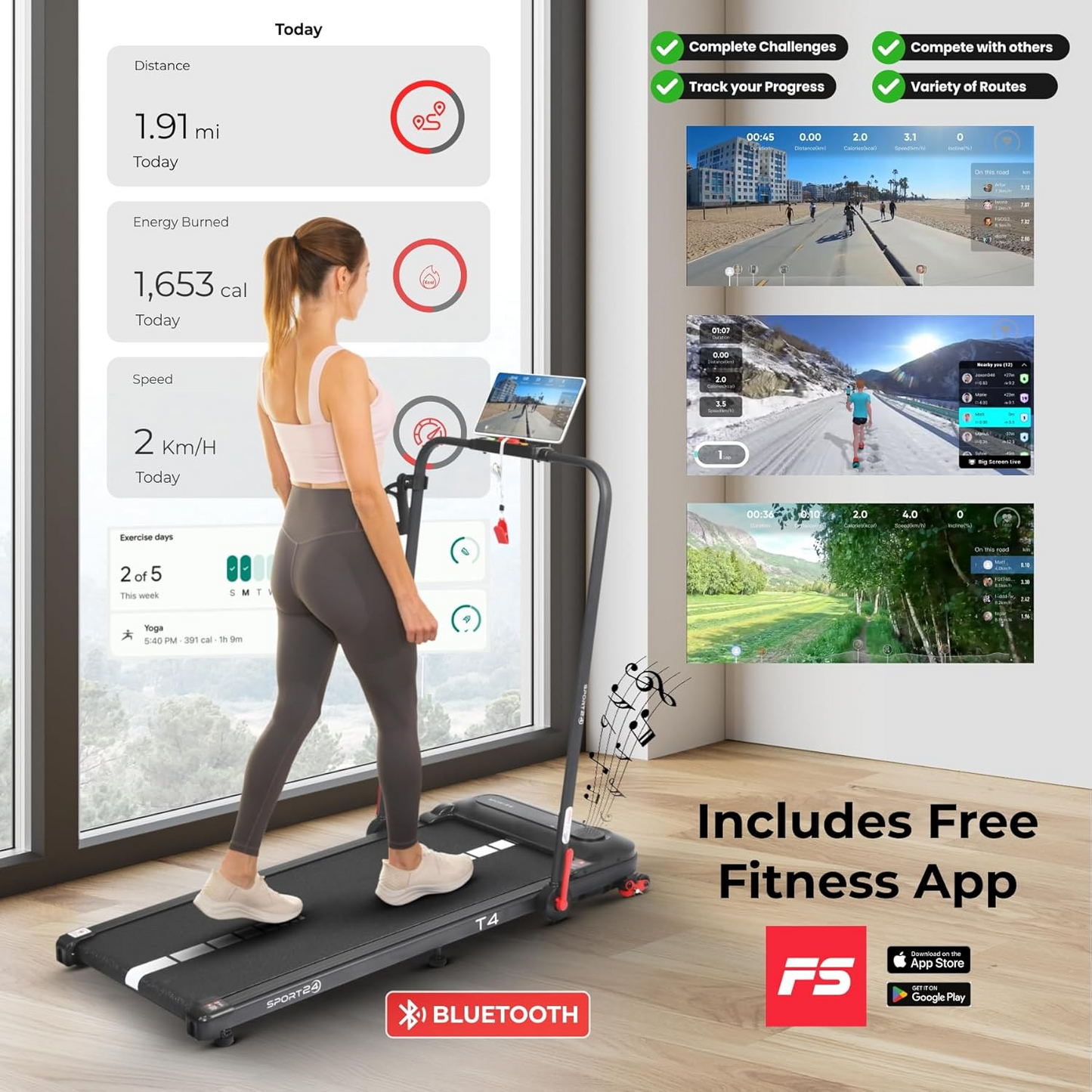 Foldable Home Use Walking Pad Treadmill