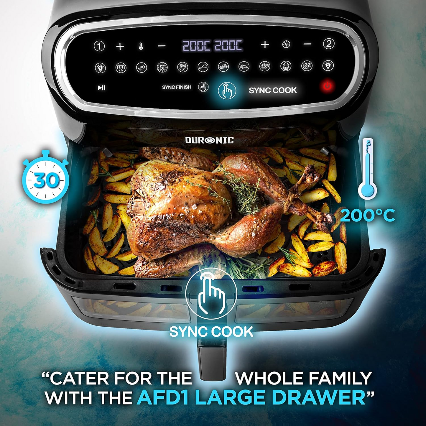 XXL Digital Air Fryer – 10L Family Capacity