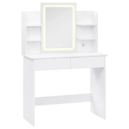 Vanity Dressing Table with LED Light Mirror