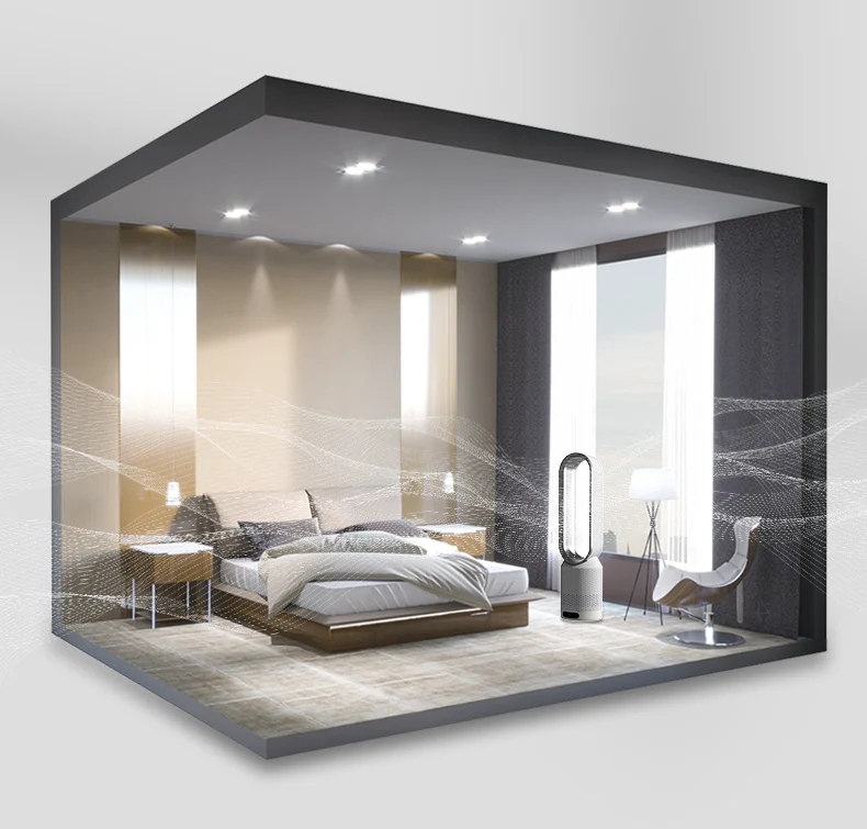 3 in 1 Air Cooler with air purifier - Oscillation & LED Touch