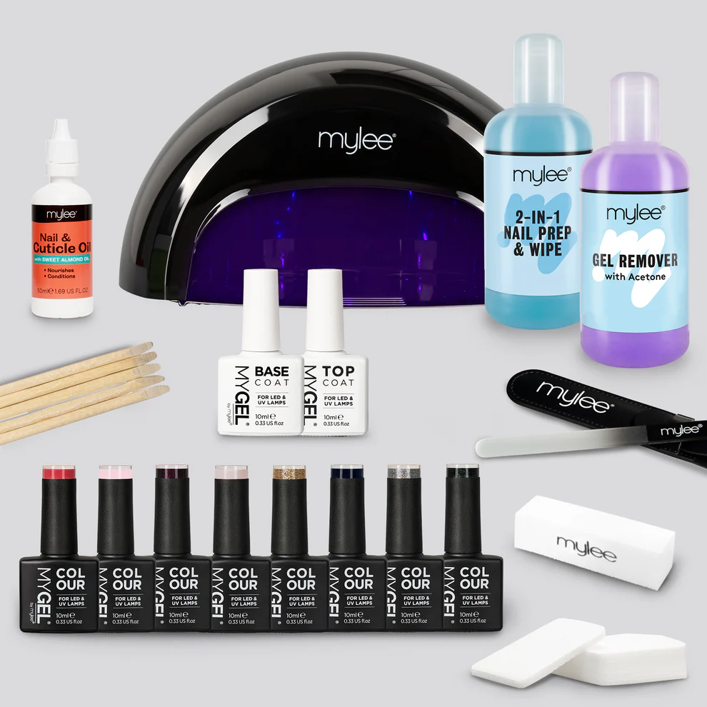 Gel Nail Polish Kit with LED Curing Lamp
