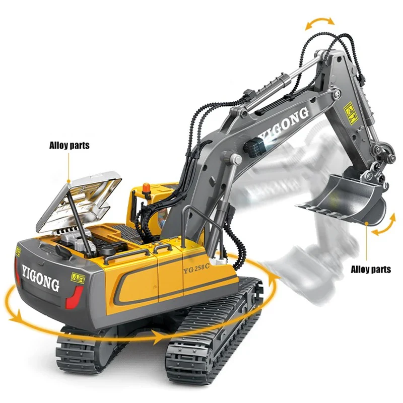Construction Adventure Truck - Excavator Toy for Kids